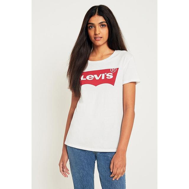 levis logo t shirt women's