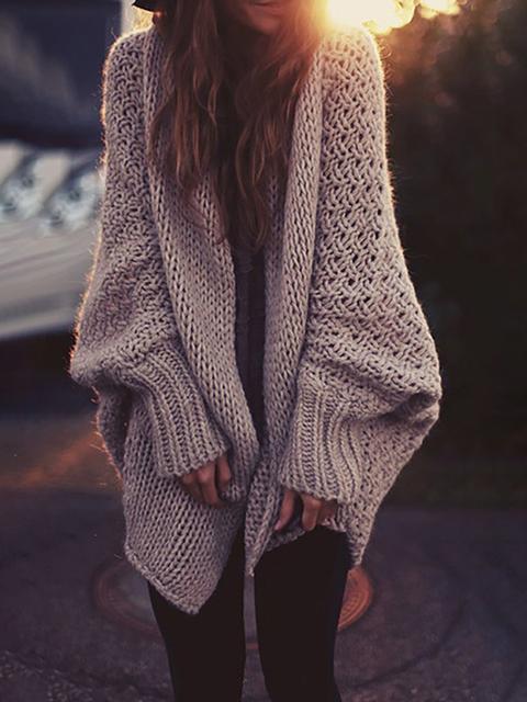 Autumn Knitted Loose Sweater Cardigans