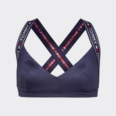 Bralette Con Espalda De Nadador Y Logo