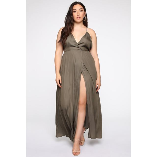 lust satin maxi dress