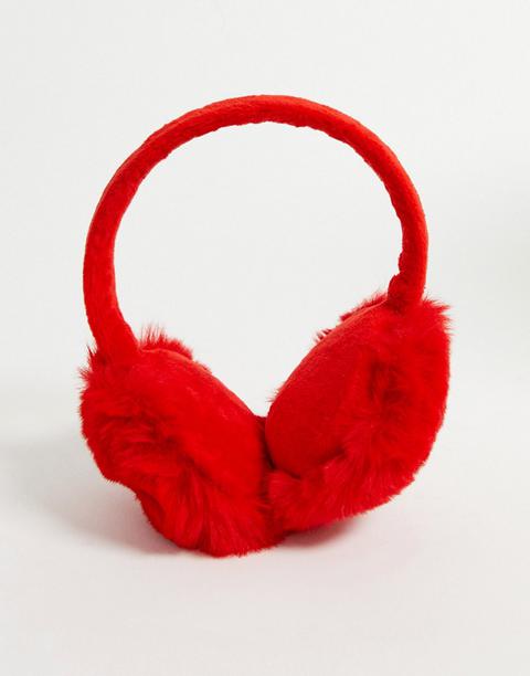 Asos 4505 Ski Ear Muffs-red