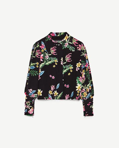 Bomber Estampado Floral