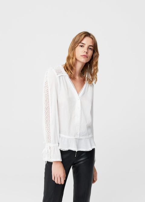 Blusa Calado Bordado