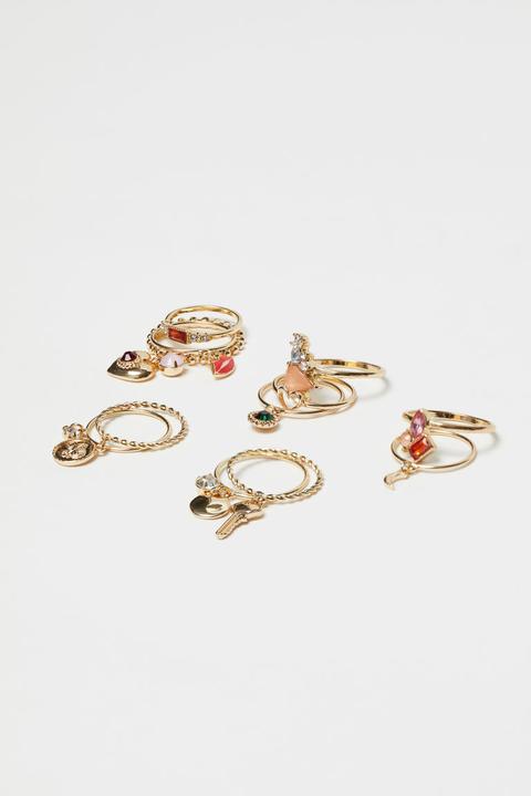 H & M - Anelli, 12 Pz - Oro