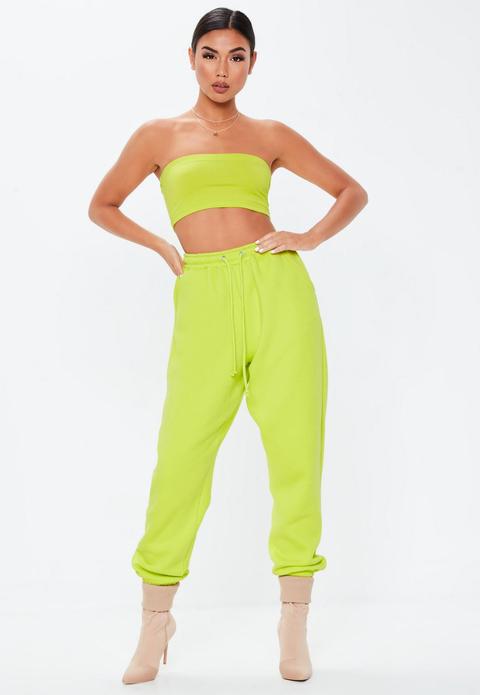 neon lime joggers