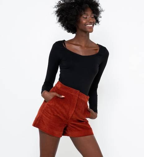 Short Velours Femme