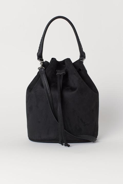 H & M - Borsa A Secchiello - Nero