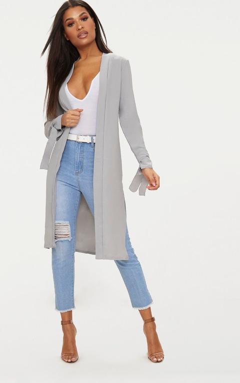 grey duster jacket