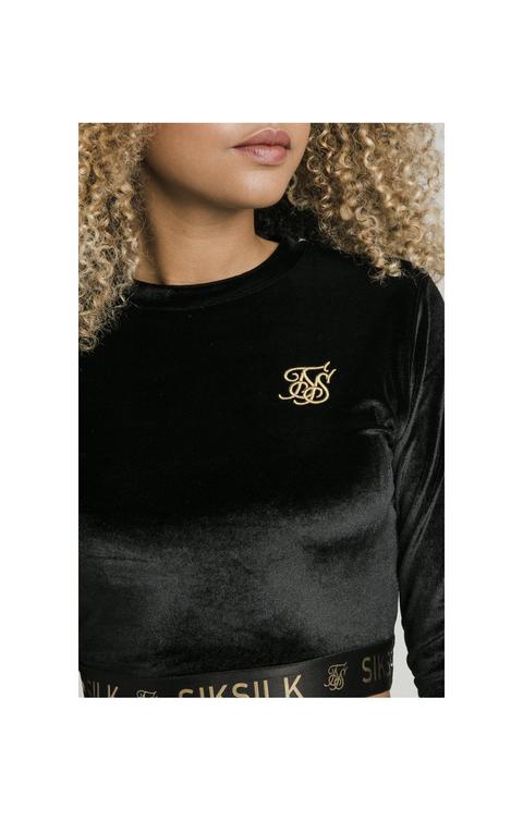 Siksilk L/s Velour Tee