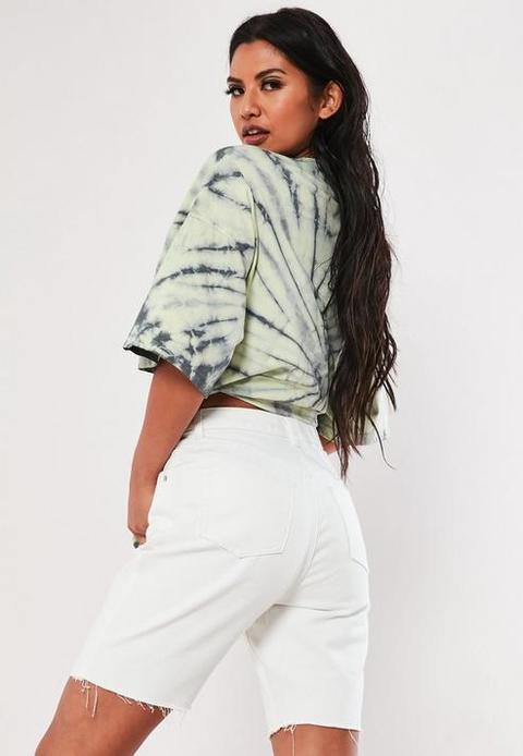 white boyfriend shorts