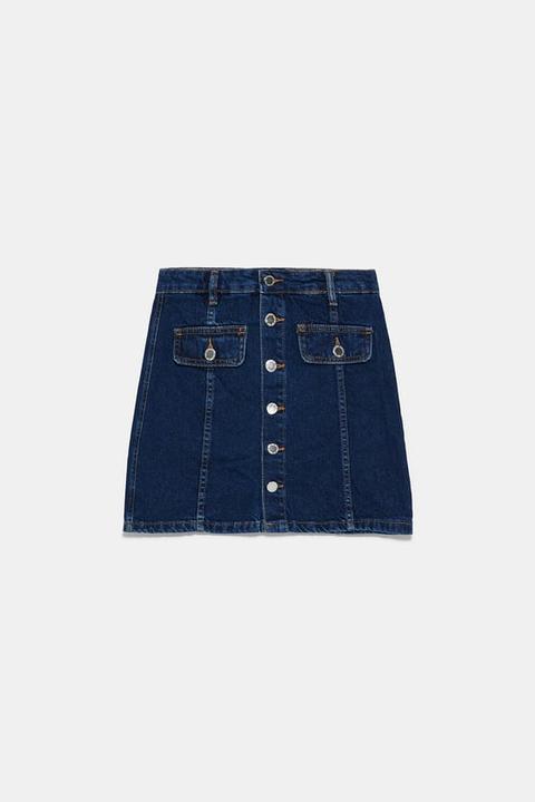 Falda Mini Denim