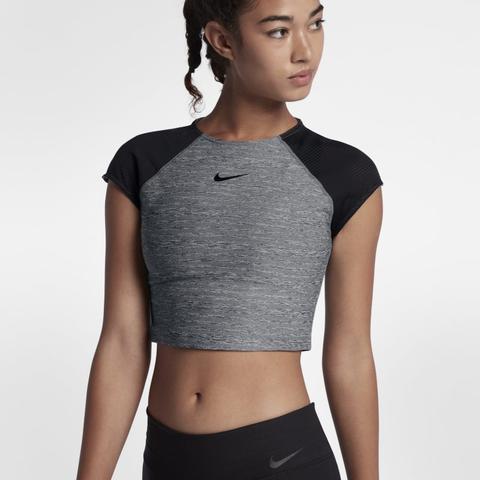 Maglia Da Allenamento Nike Pro - Donna - Grigio