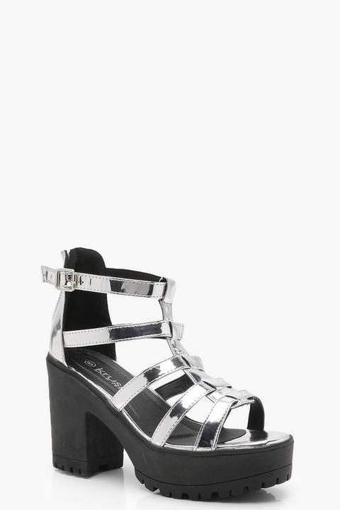 boohoo fisherman cleated sandals