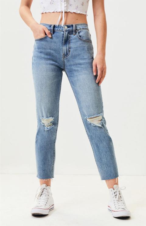 Pacsun Jukebox Blue Vintage Icon Mom Jeans