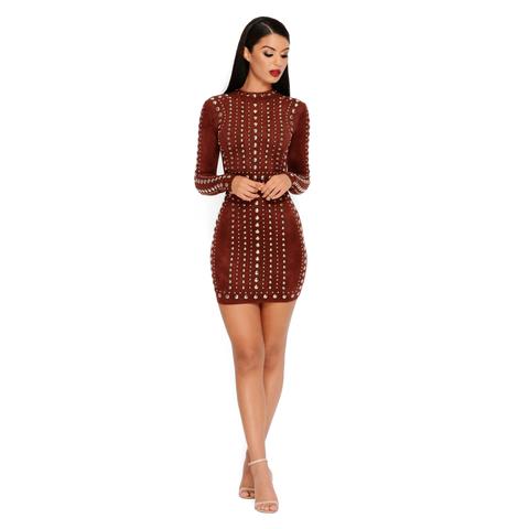 oh polly burgundy dress