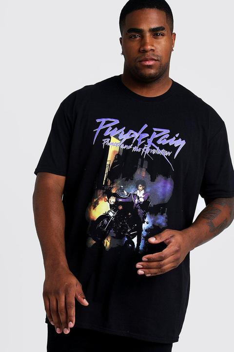 Mens Black Big And Tall Prince Purple 