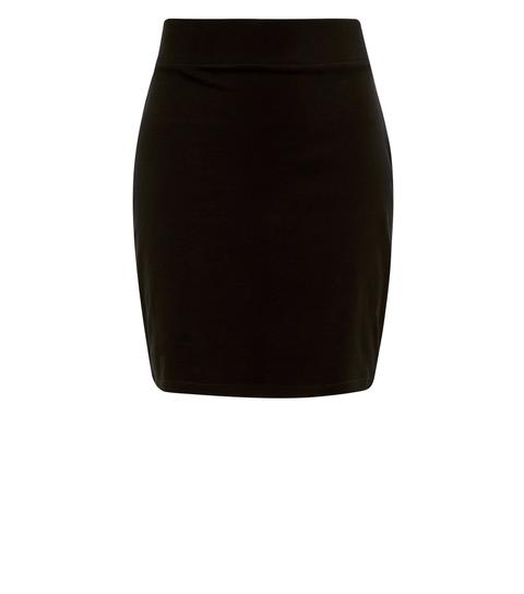 Girls Black Tube Skirt New Look