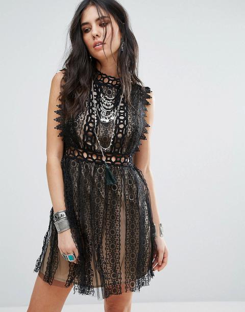 Vestido De Noche De Encaje Forever De Free People