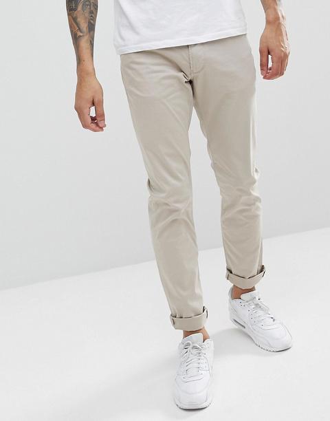 Emporio Armani - J06 - Pantaloni Slim A 5 Tasche Beige - Beige