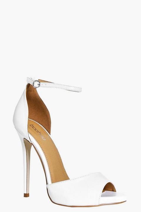 Peeptoe Two Part Heels