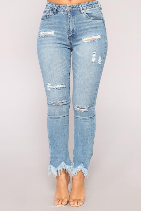 fashion nova fringe jeans