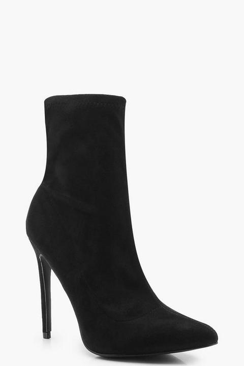 Pointed Toe Stiletto Sock Boots from 