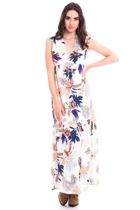 Vestido Estampado Tropical