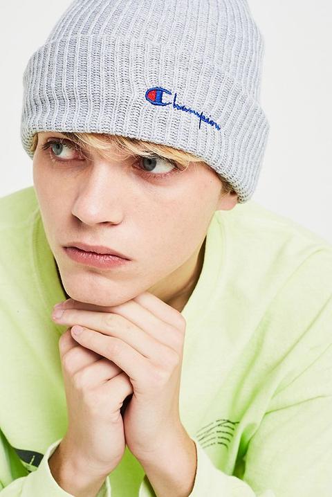 Champion Script Grey Beanie