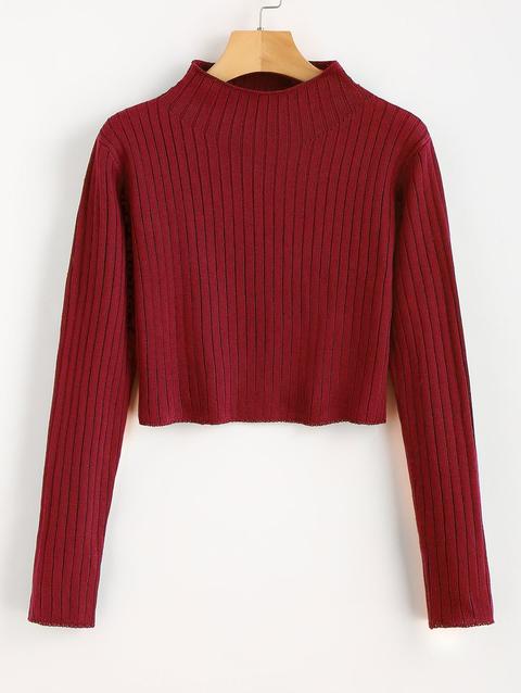 Maglione A Costine A Girocollo White Black Love Red Deep Green Tan