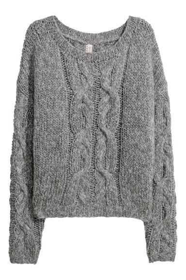 Pullover In Maglia A Trecce