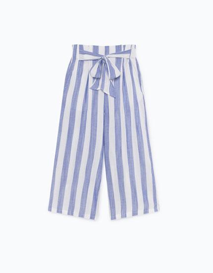 Striped Culottes