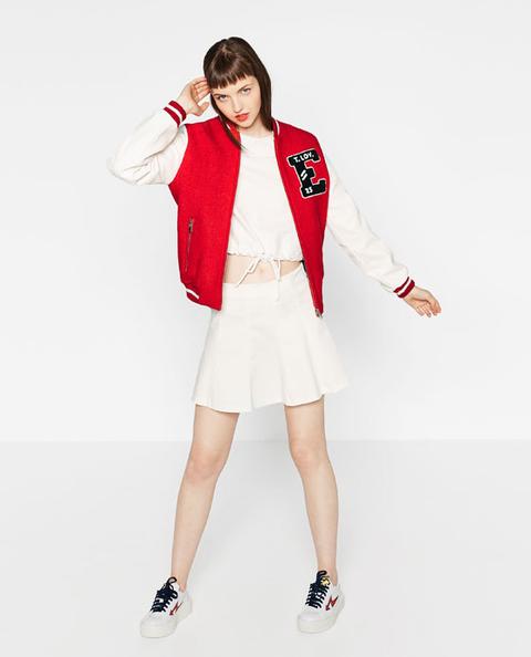 Chaqueta Bomber Bicolor