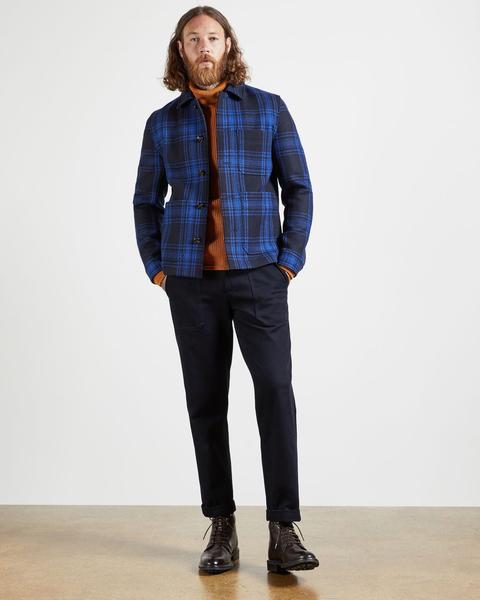 Wool Checked Jacket