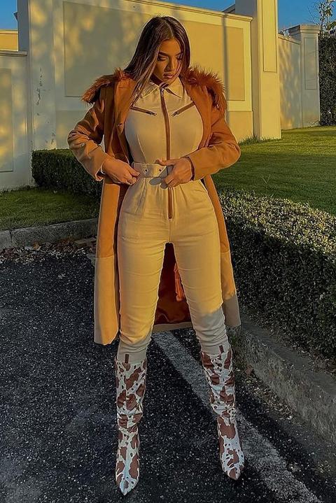 Taking Flight Jumpsuit - Ivory