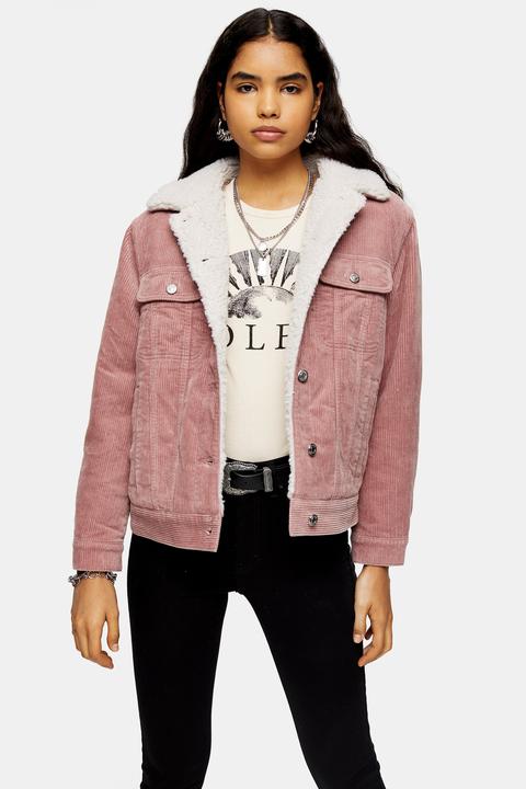 Pink corduroy deals jacket