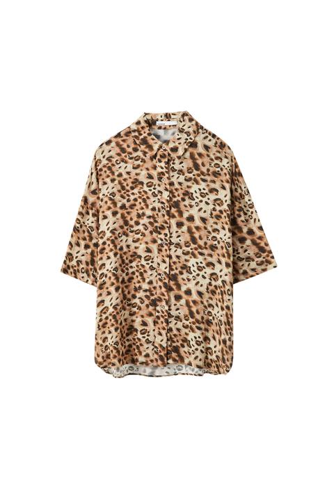 Camisa Estampado Leopardo