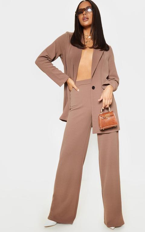 Mocha Wide Leg Trouser