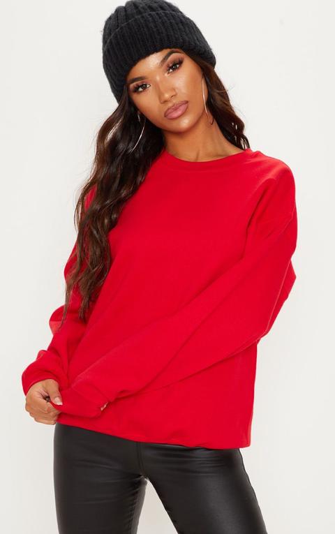 Red Ultimate Oversized Sweater