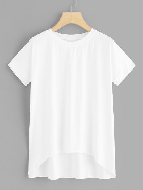 Bianco Alto Basso T-shirt