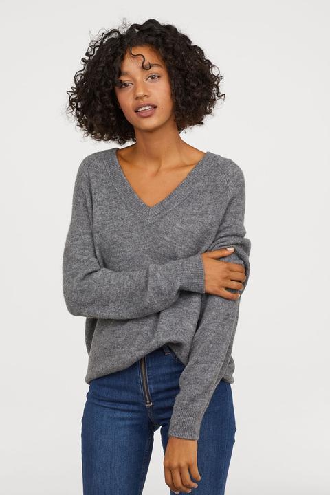 Pullover Mit V-ausschnitt