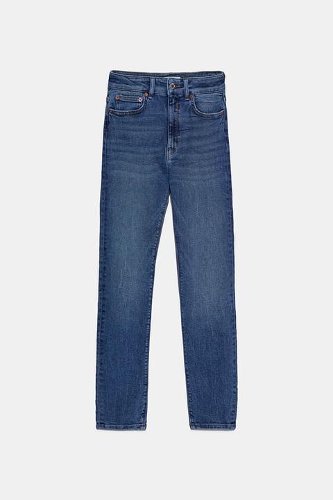 Jeans Zw Premium 80s High Waist Vintage Blue