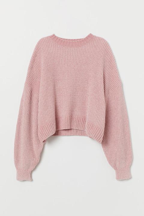 H & M - Pullover In Ciniglia - Rosa