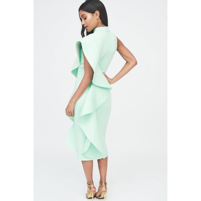 lavish alice green scuba dress