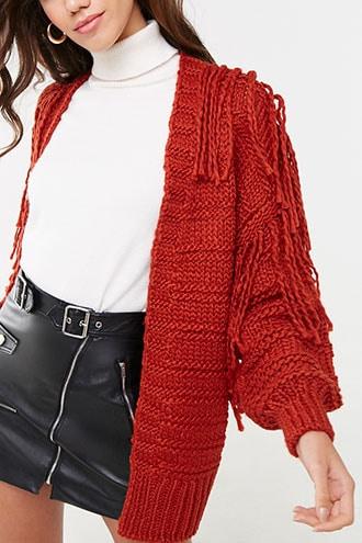 forever 21 fringe cardigan