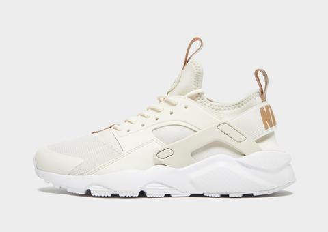 Nike Air Huarache Ultra Júnior, Off-white/gold/silver