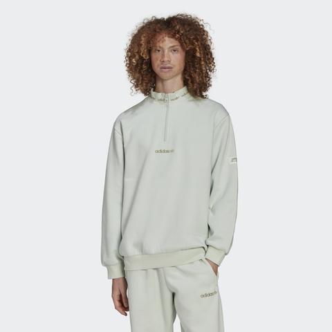 Sweat-shirt Trefoil Linear Quarter Zip