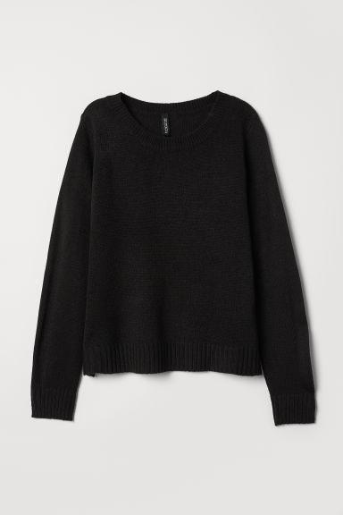 H & M - Pullover In Maglia - Nero