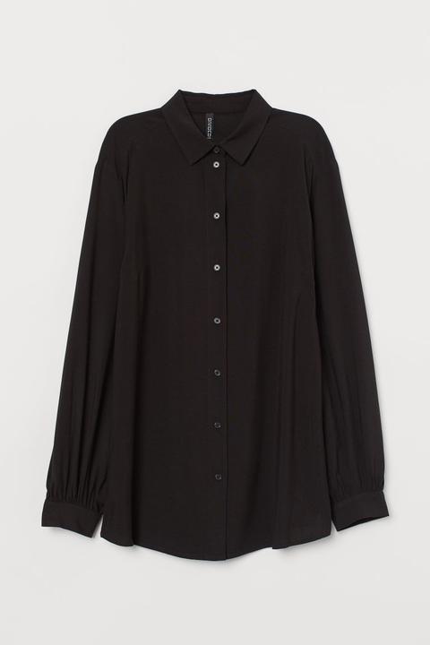 Chemise En Viscose - Noir