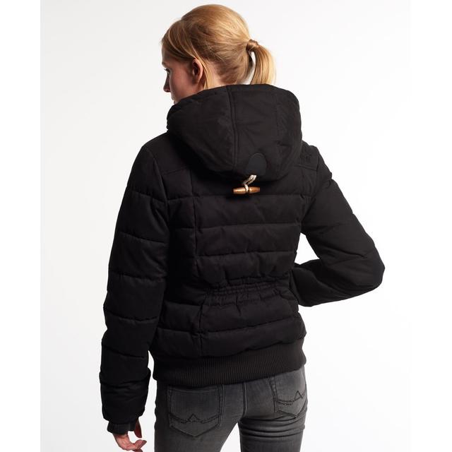 microfibre toggle puffer jacket