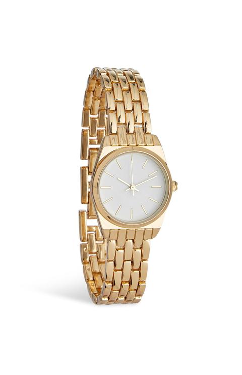 Gold Chain Wrist Watch